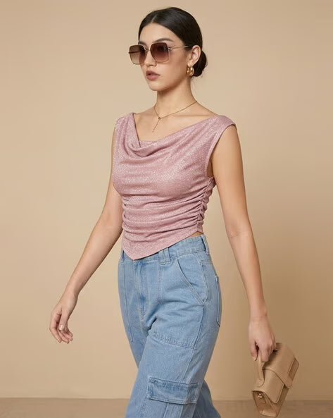 WOMENSTER Women Slim Fit Top