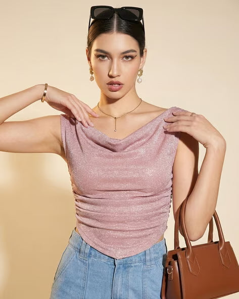 WOMENSTER Women Slim Fit Top