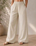 BUDA JEANS CO Women High-Rise Wide Leg Pants