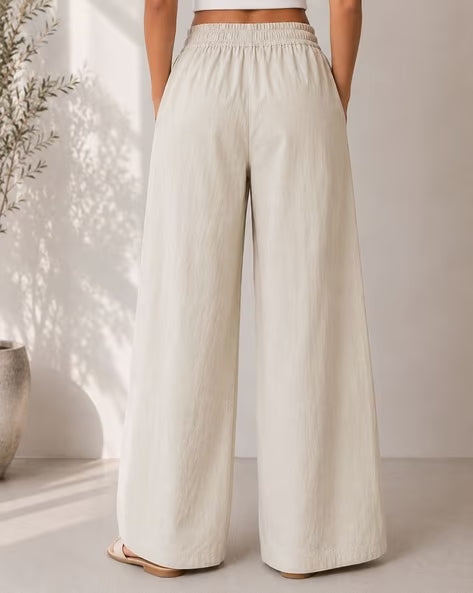 BUDA JEANS CO Women High-Rise Wide Leg Pants