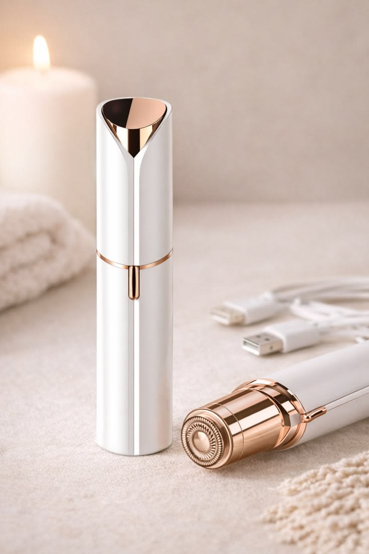 INTERNATIONAL Elegance Edge USB Rechargeable Facial Hair Removal Tool