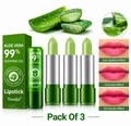 Aloe Vera Moisturizing Magic Lipstick – Pack of 3