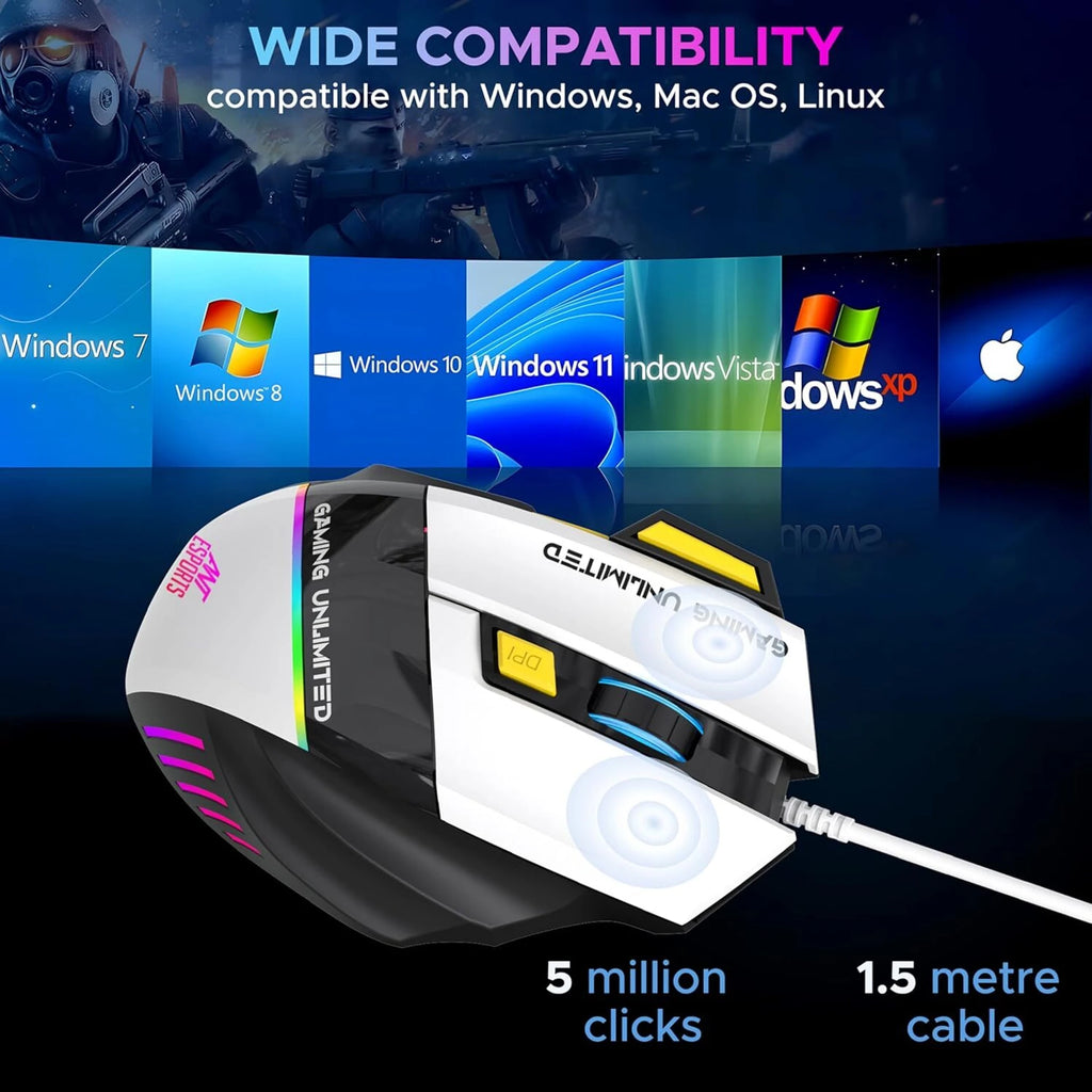 Ant Esports GM100 Wired Gaming Mouse