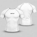 Gym Hound Men Typography Round Neck Polyester White T-Shirt