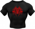 Zylos Men Graphic Print Round Neck Nylon Black T-Shirt