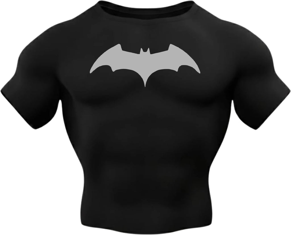 Zylos Men Printed Round Neck Nylon T-Shirt