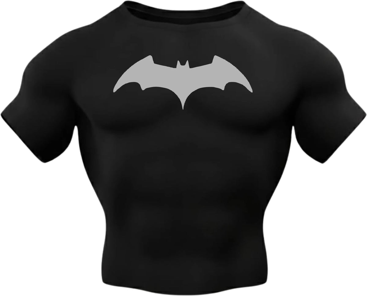Zylos Men Printed Round Neck Nylon T-Shirt